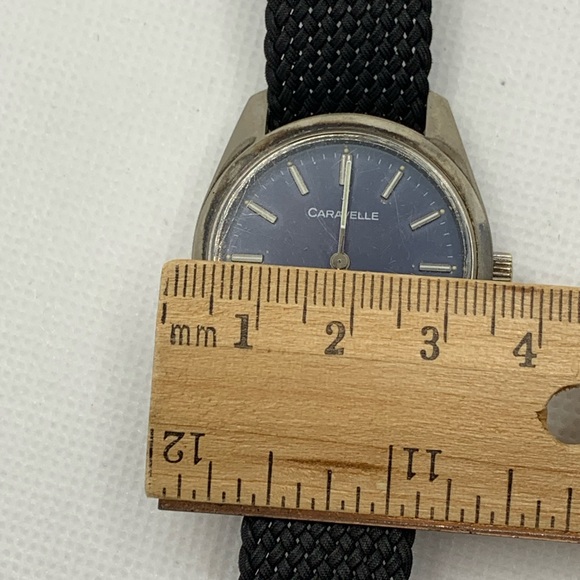 Caravelle Vintage Blue Dial Wind Watch - Picture 8 of 15
